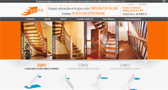 Desktop Screenshot of escaliers-aa.com